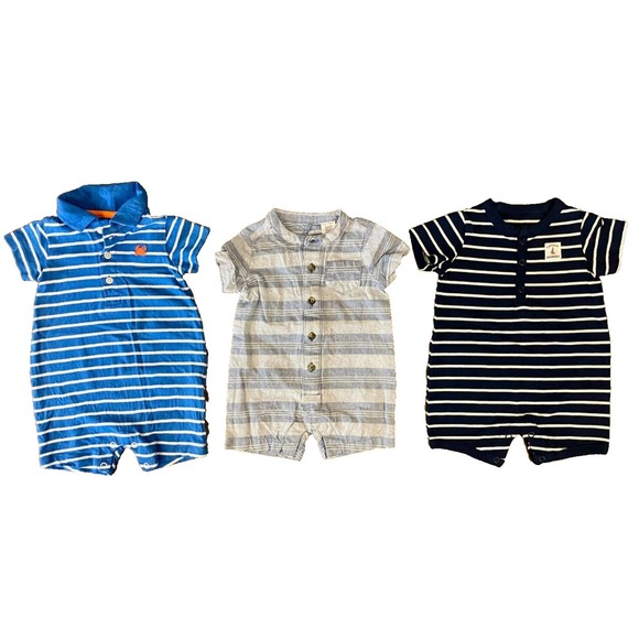 Carter's Other - Carters Outfits Baby Boy 3 Months One Piece Rompers Shorts Clothes Lot Summer